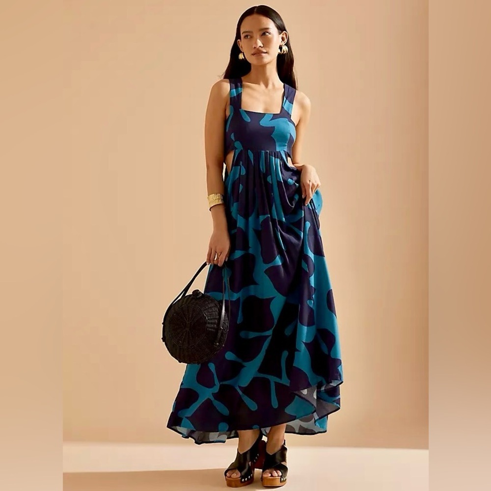 NWT! Anthropologie The Piper Bandeau Maxi Dress - Size Small ☮️